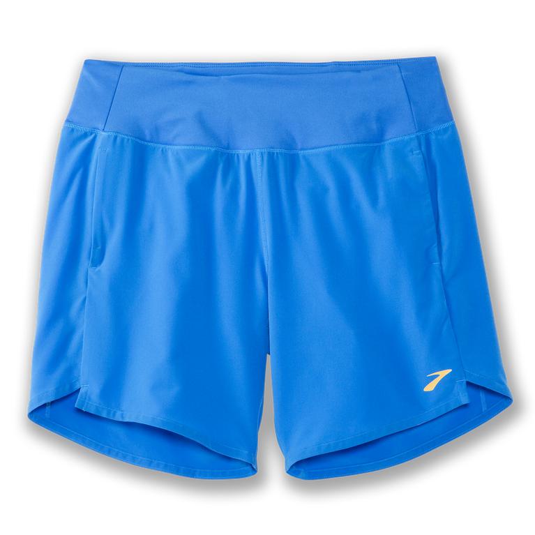 Brooks Chaser 7" Womens Running Shorts - Blue Bolt - Indonesia (NOQP-42805)